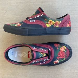Supreme Vans Era Pro Jean Paul Gaultier Burgundy Shoes